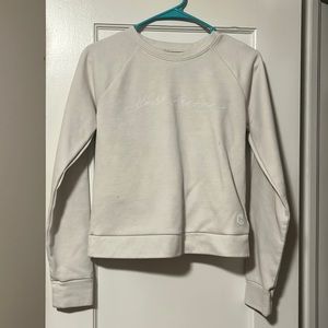 Off White Under Armour Cropped Sweatshirt